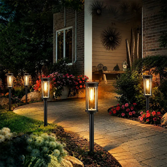 Solar Garden Stake Lights for Pathway, Lawn & Borders