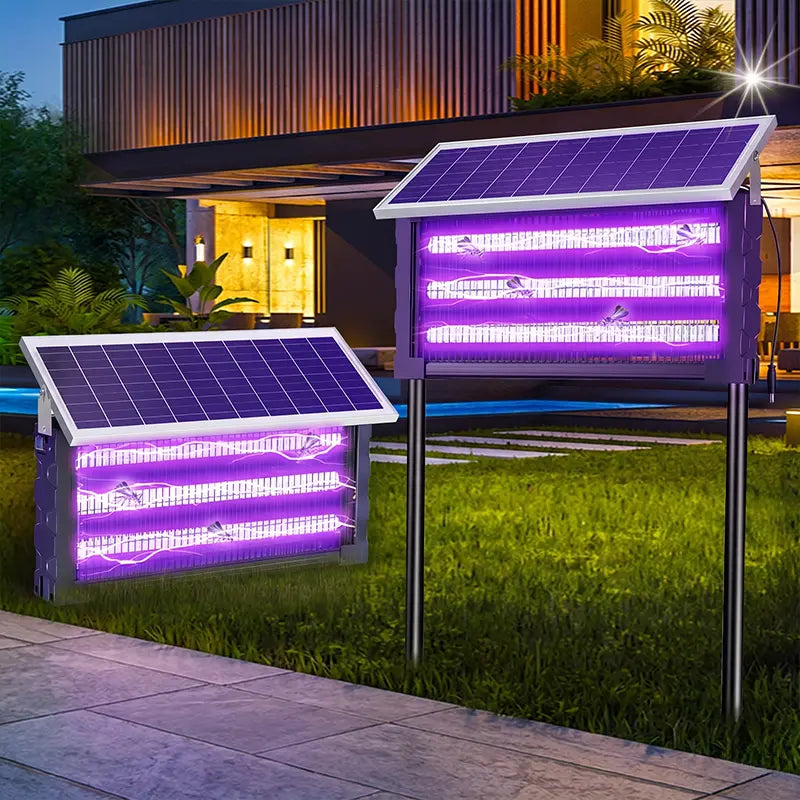 Solar Bug Zapper Outdoor for Garden, Patio & Lawn