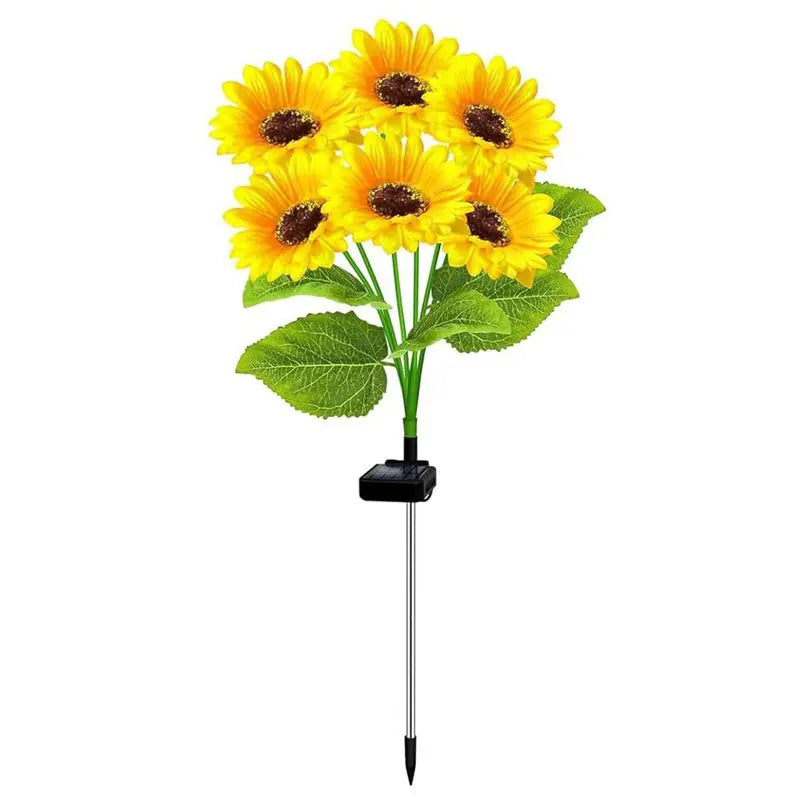 Solar Sunflower Lights Outdoor