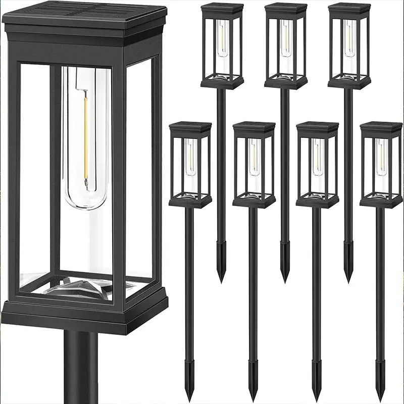 Solar Garden Stake Lights for Pathway, Lawn & Borders