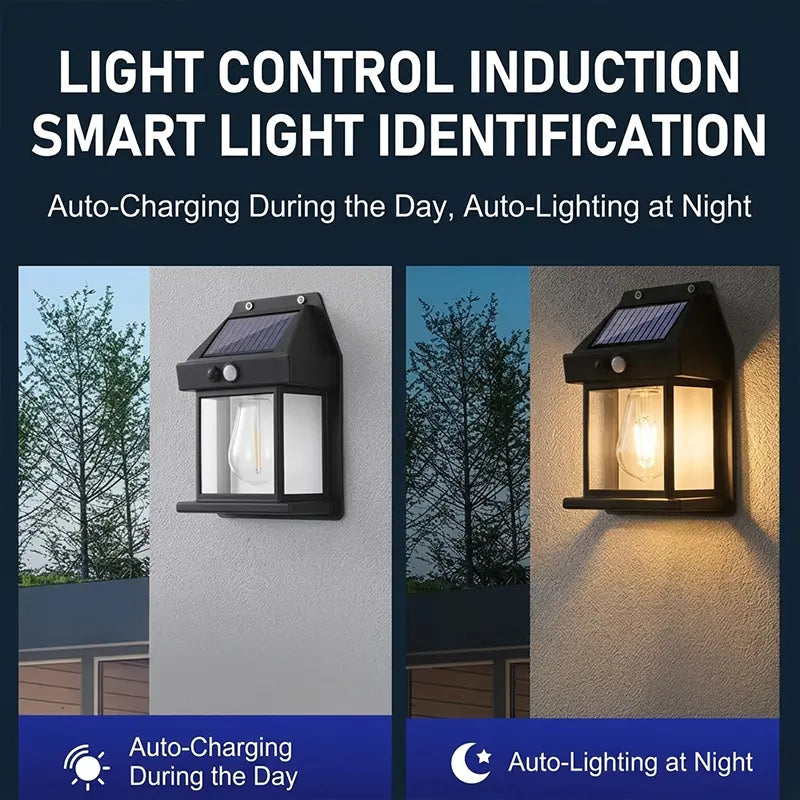 Vintage Solar Wall Lights Outdoor