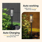 Solar Garden Stake Lights for Pathway, Lawn & Borders