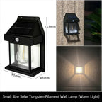 Vintage Solar Wall Lights Outdoor with Motion Sensor