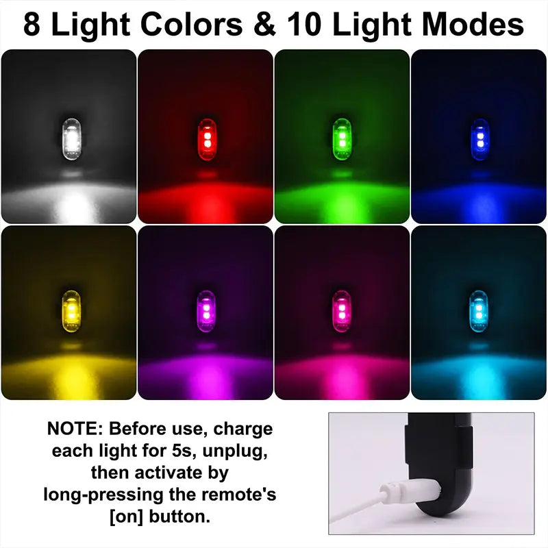 Universal LED Strobe Lights with Remote Control