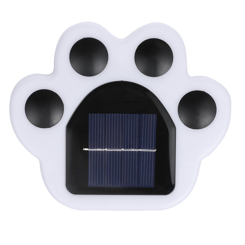 Solar Paw Print Outdoor Lights