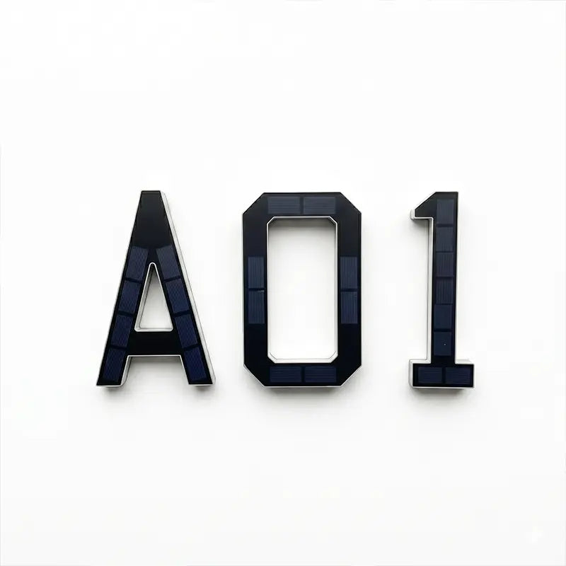 Solar Lit House Numbers for Outside