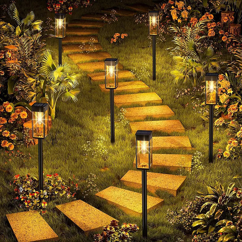 Solar Garden Stake Lights for Pathway, Lawn & Borders