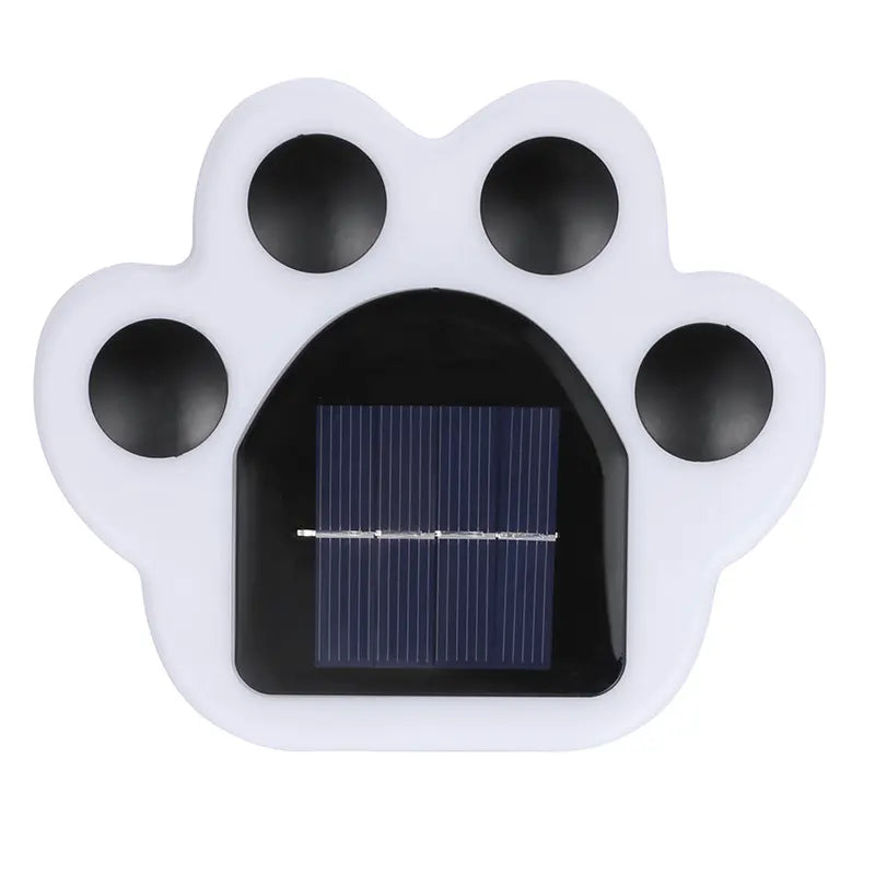 Solar Paw Print Outdoor Lights