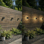 Decorative Solar Mandala Garden Lights for Fence, Patio & Garden